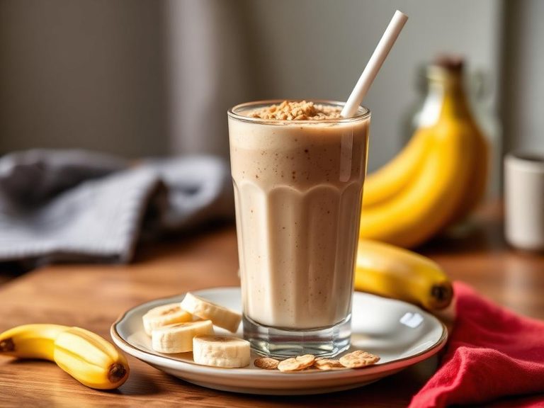 Peanut butter banana smoothie