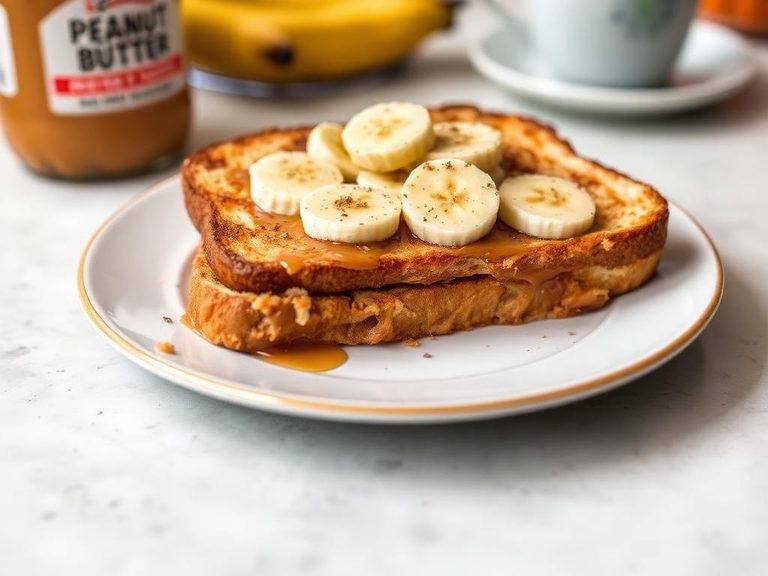 Peanut Butter Banana Toast