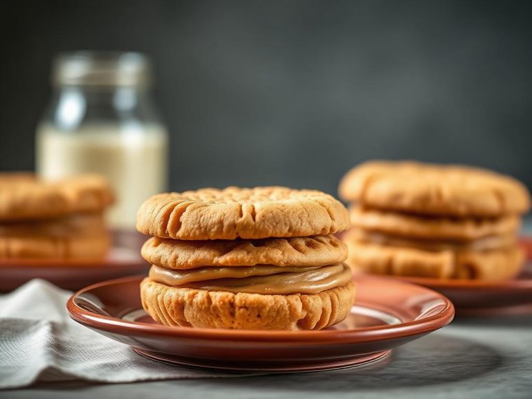 Peanut Butter Cookie Sandwiches