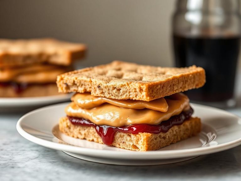 Peanut Butter & Jelly Bar Sandwich