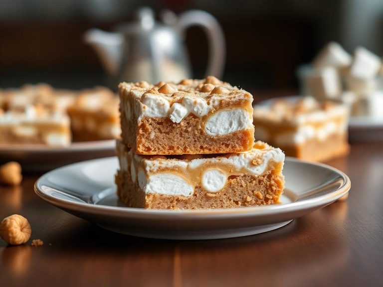 Peanut Butter Marshmallow Bars