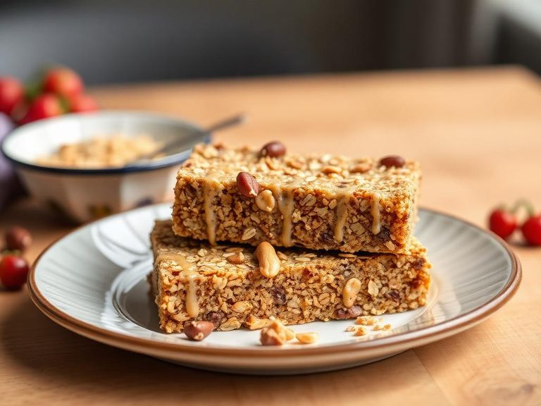 Peanut oat bar