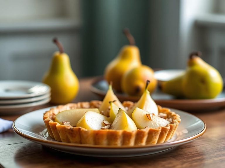 Pear and Almond Frangipane Tart