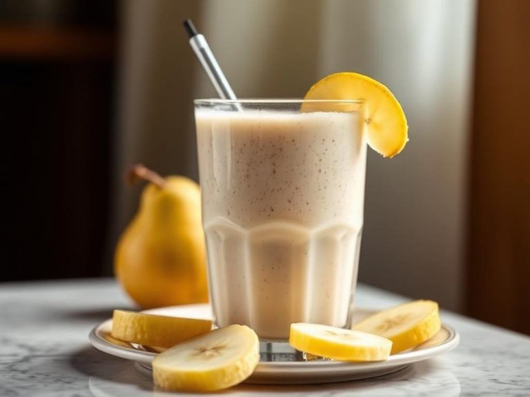 Pear and Banana Smoothie
