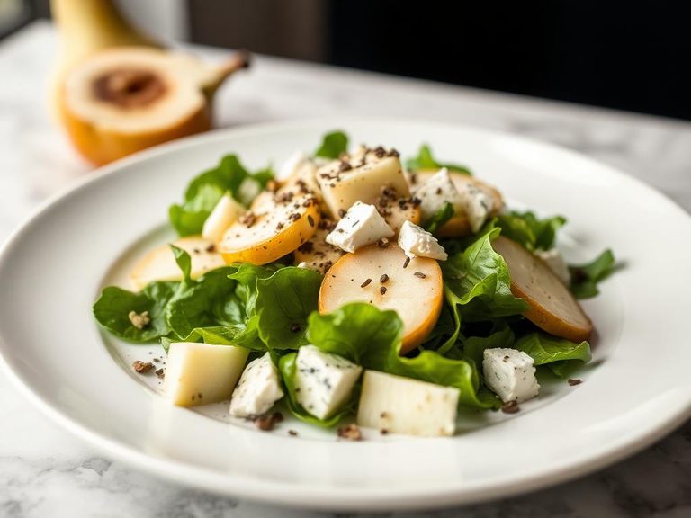 Pear and Blue Cheese Salad