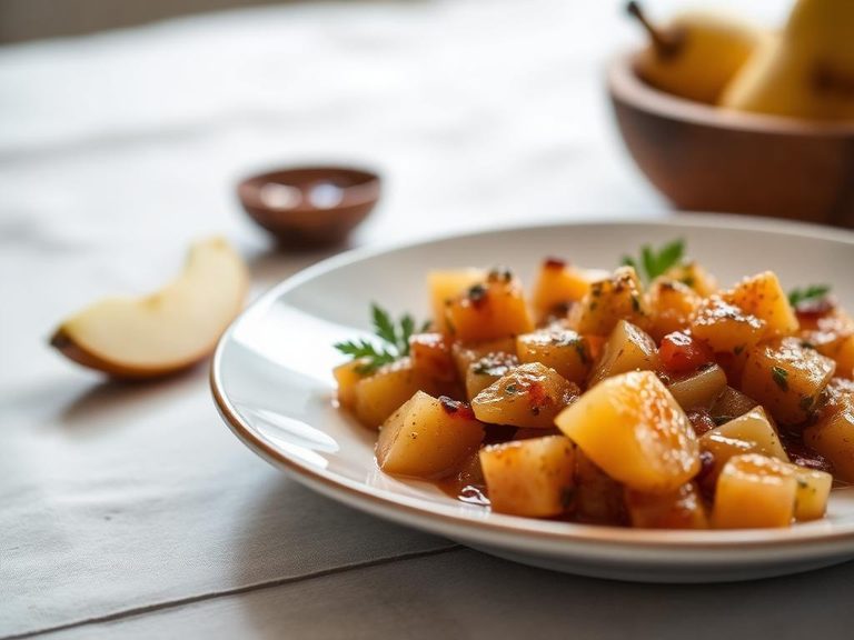 Pear and Ginger Chutney