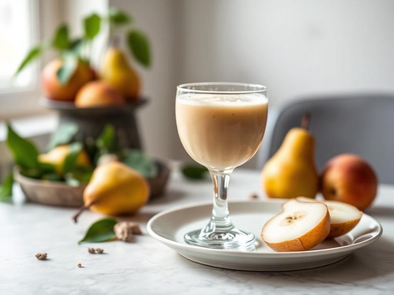 Pear and ginger smoothie