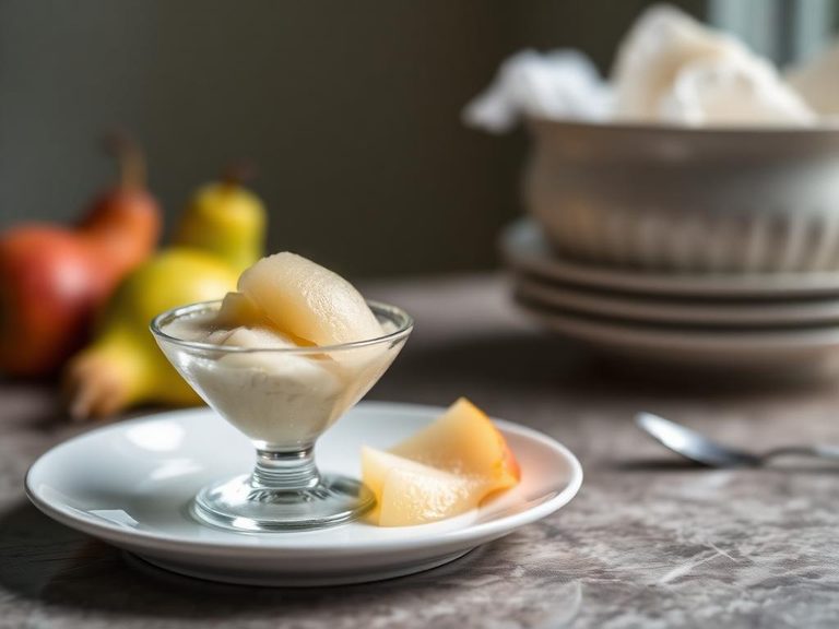 Pear and Ginger Sorbet