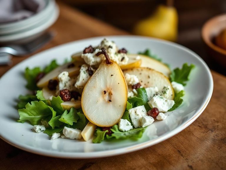 Pear and Gorgonzola Salad