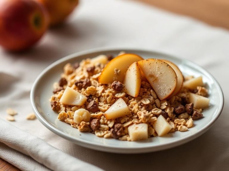 Pear and Oatmeal Cereal Mix