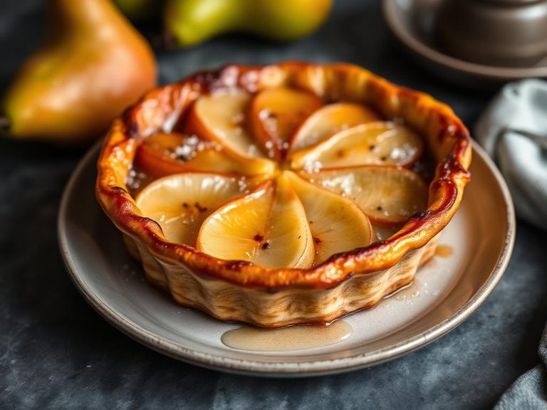 Pear clafoutis