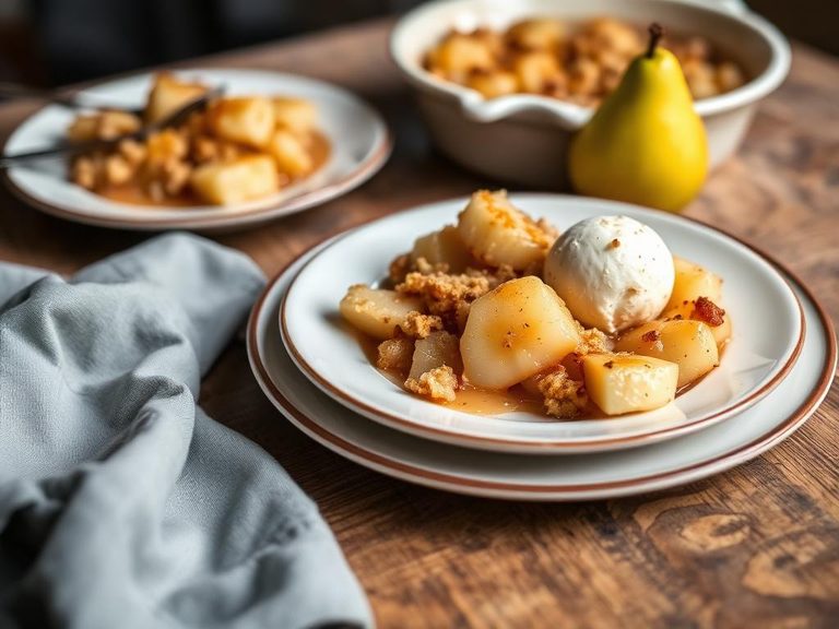 Pear Cobbler or Crisp