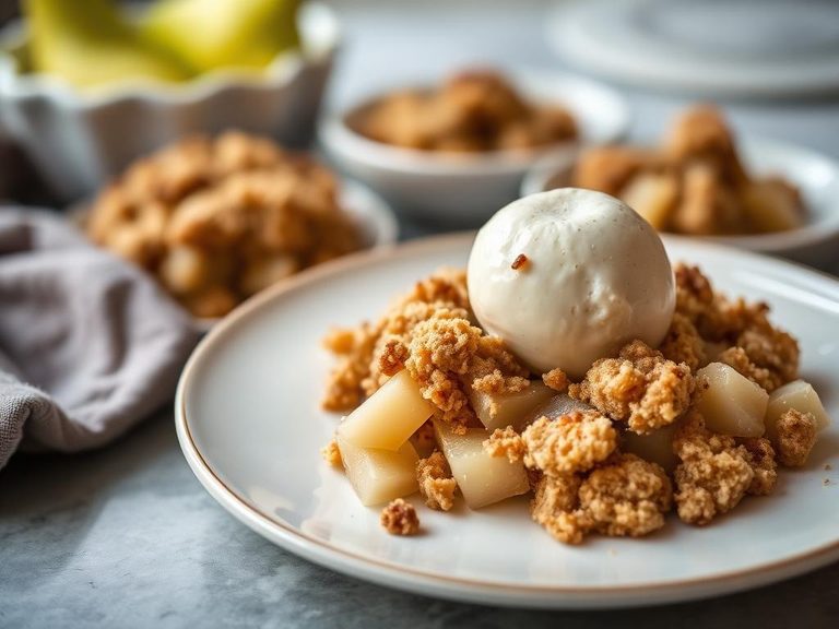 Pear Crumble or Crisp