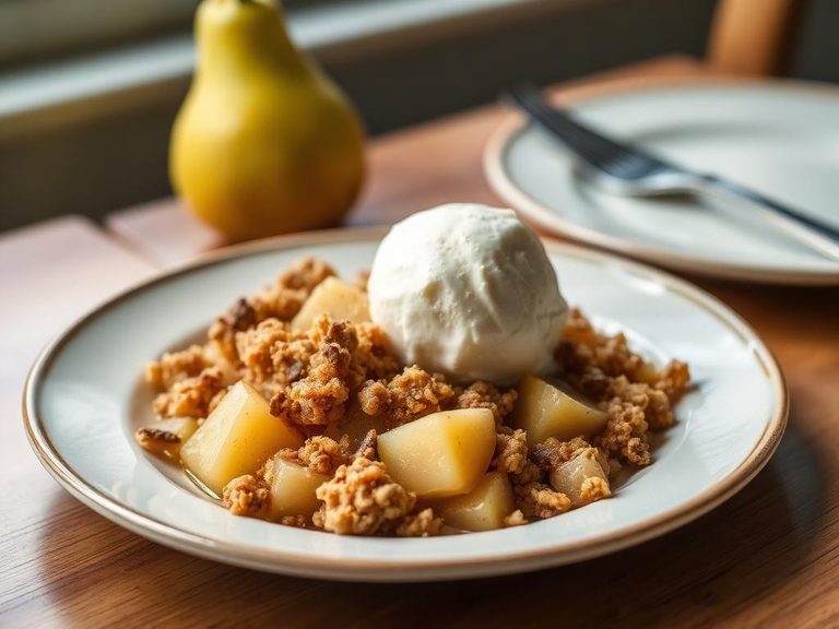 Pear Crumble