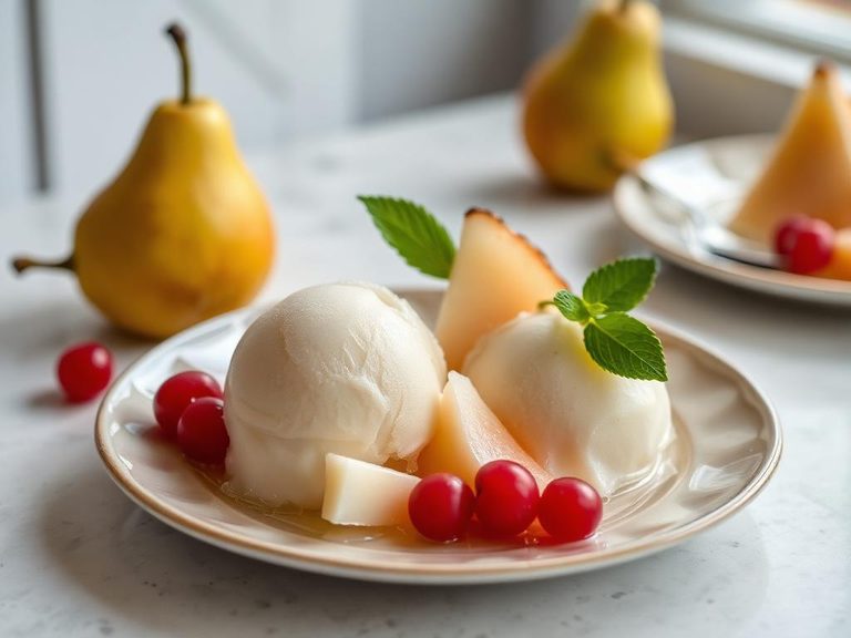 Pear Sorbet