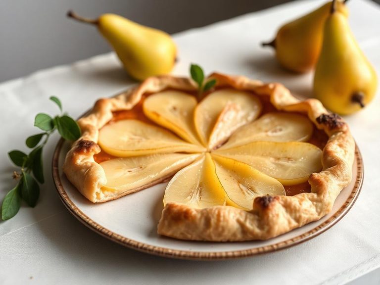 Pear tart or galette