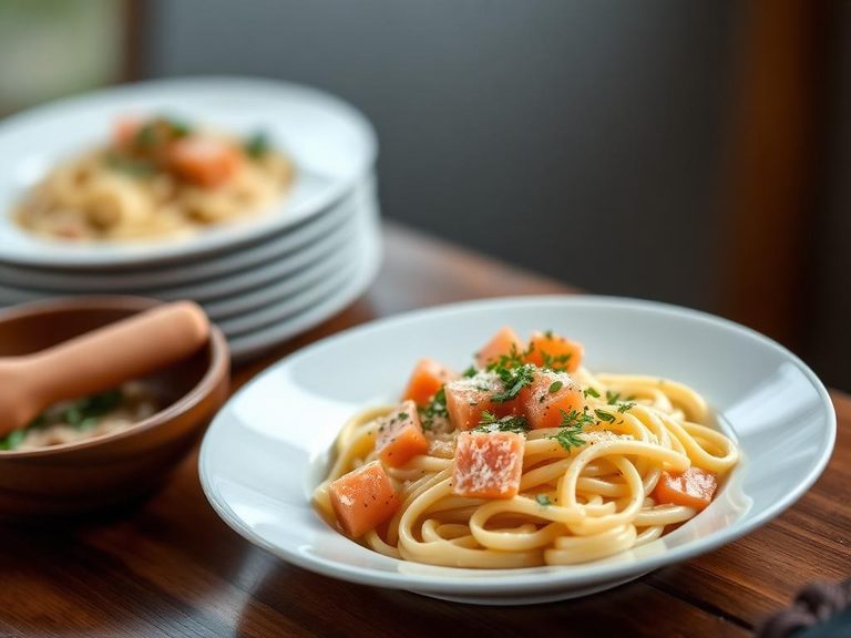 Penne al Salmone