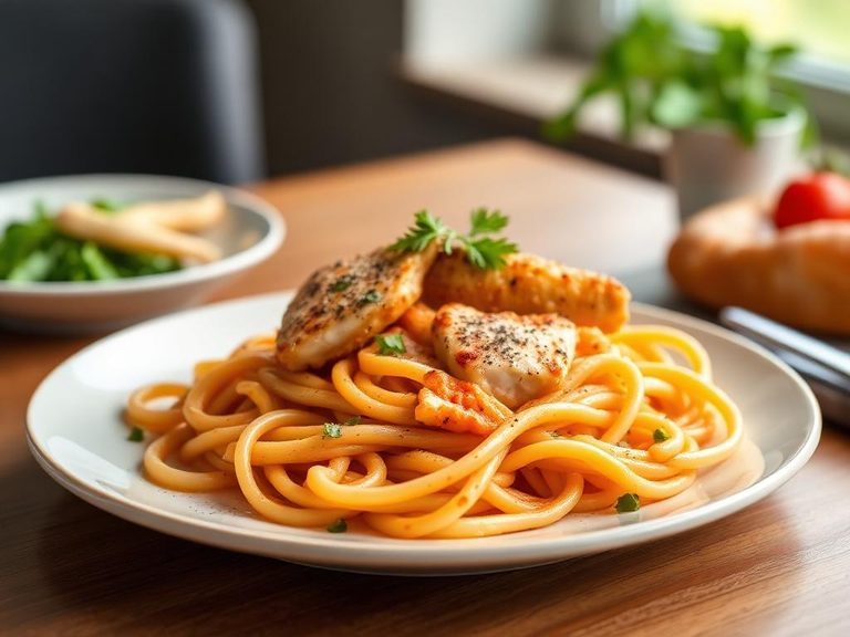 Penne alla Vodka with Chicken