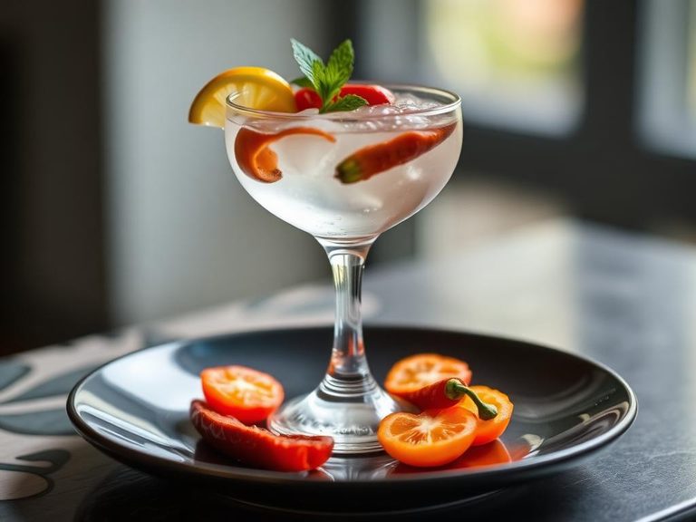 Pepper-Infused Vodka Cocktail
