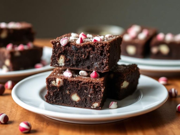 Peppermint Pattie Brownies