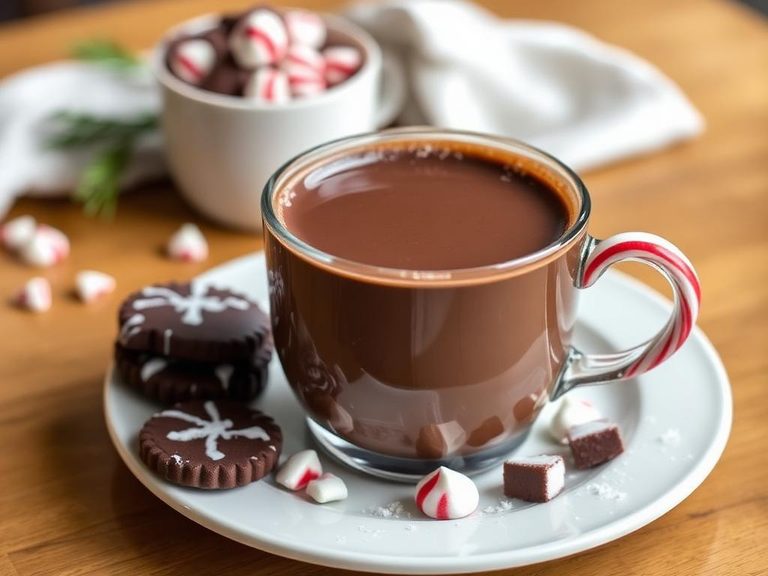 Peppermint Pattie Hot Chocolate
