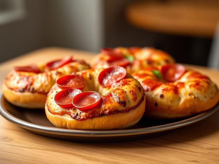 Pepperoni Pizza Bagels