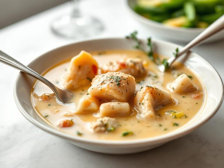 Perch chowder