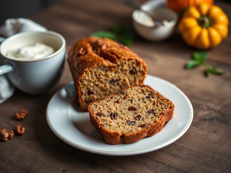 Persimmon and Walnut Bread