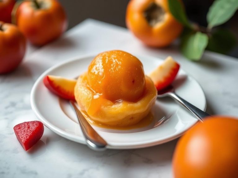Persimmon Sorbet
