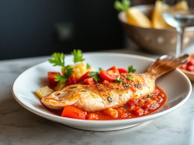 Pescado a la Veracruzana