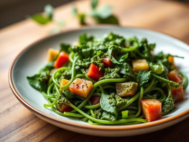 Pesto alla Genovese (traditional basil-arugula blend)