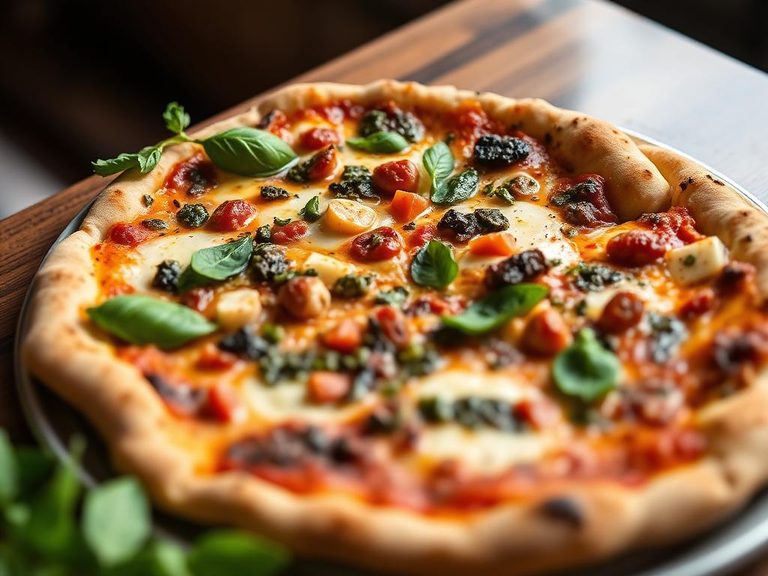 Pesto pizza