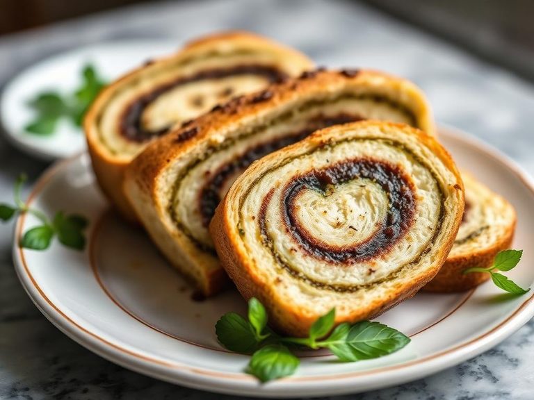 Pesto Swirl Bread