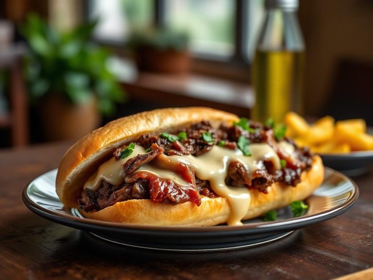 Philly cheesesteak (simplified version)