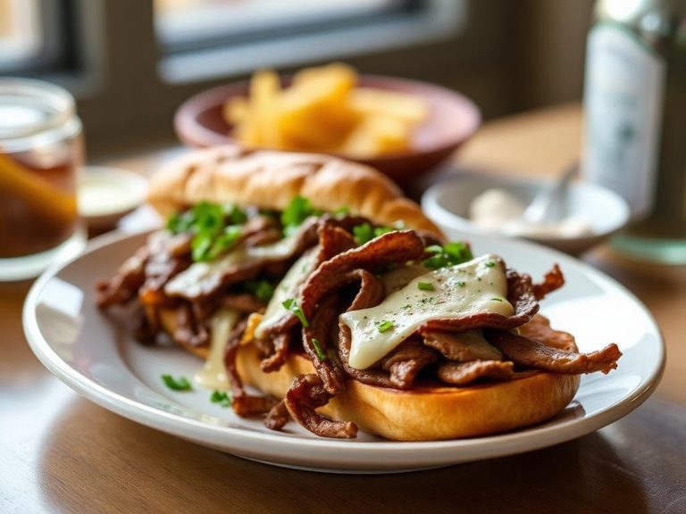Philly Cheesesteak (when sliced thin)