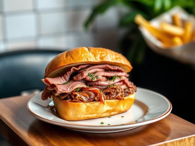 Philly Roast Beef Sandwich