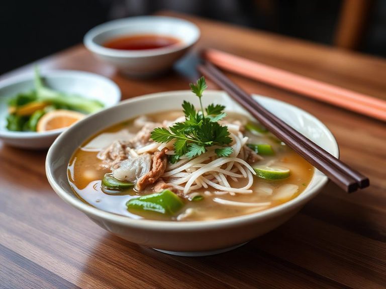 Pho garnish