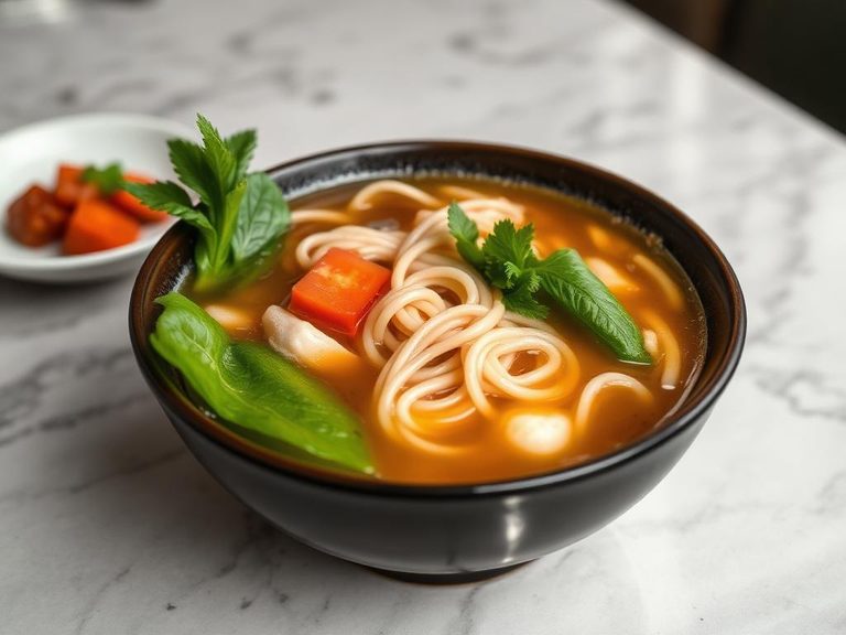 Pho (Vietnamese noodle soup)