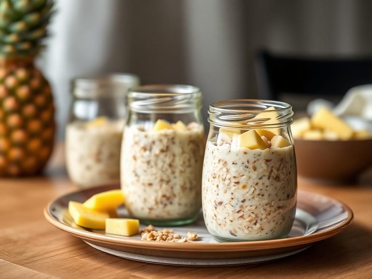 Piña Colada Overnight Oats