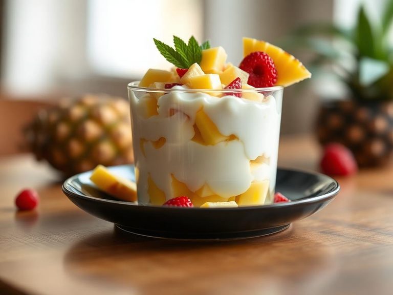 Piña Colada Yogurt Parfait