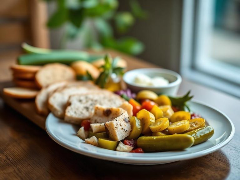 Pickle and Headcheese Platter
