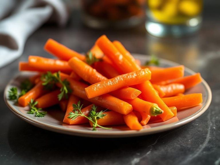 Pickled baby carrots