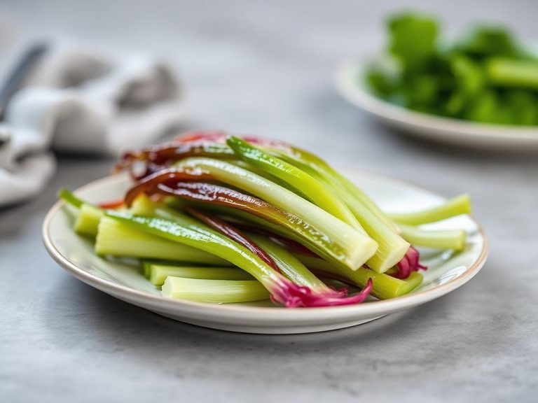 Pickled celtuce stems