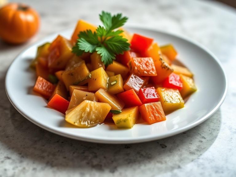 Pickled chayote (Escabeche)