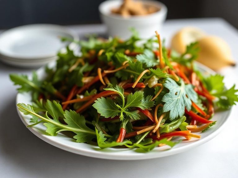 Pickled fireweed leaves
