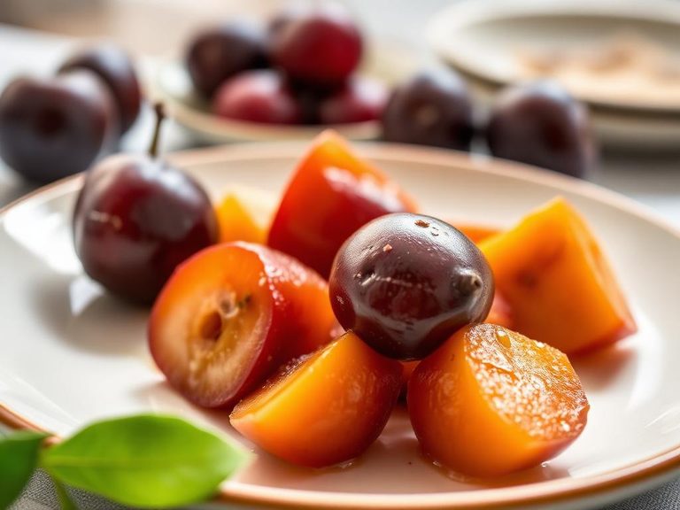 Pickled plums