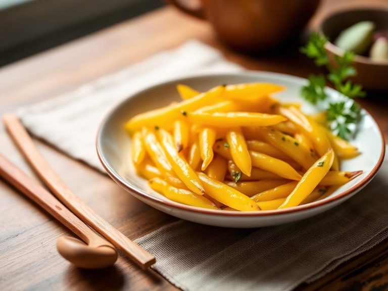 Pickled Yellow Beans