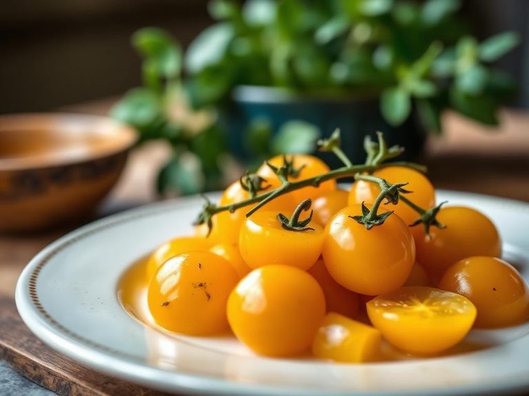 Pickled Yellow Tomatoes