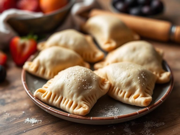 Pie dough for fruit turnovers