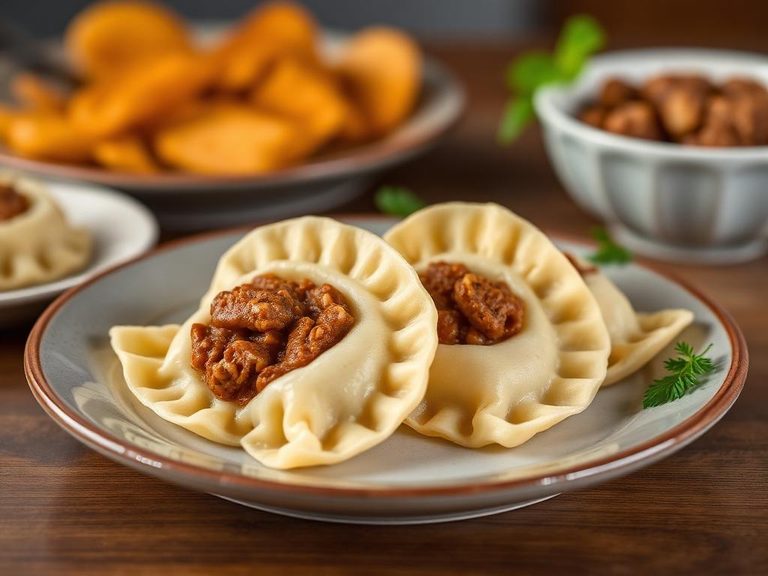 Pierogi with Sausage Filling